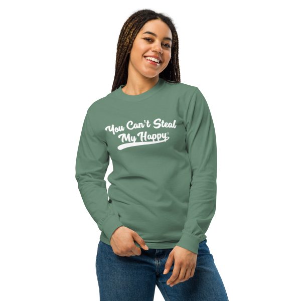 Unisex Comfort Colors Long Sleeve You Can't Steal My Happy Shirt - Image 6